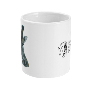 11oz Mug with Giraffe Artwork