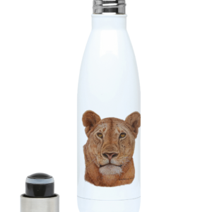 500ml Water Bottle with Lioness Artwork