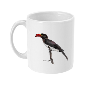 11oz Mug with Hornbill Artwork