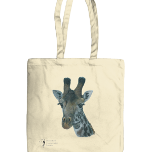 EarthAware Organic Spring Tote with Giraffe Artwork