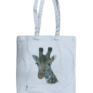 EarthAware Organic Spring Tote with Giraffe Artwork