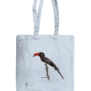 EarthAware Organic Spring Tote with Hornbill Artwork