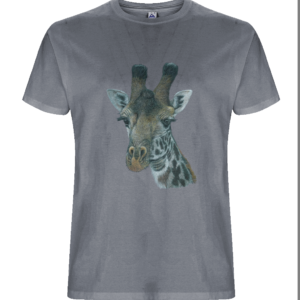 Men’s/Unisex T-shirt with Giraffe Artwork