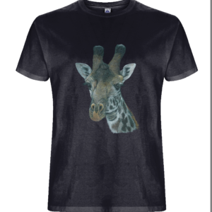 Men’s/Unisex T-shirt with Giraffe Artwork